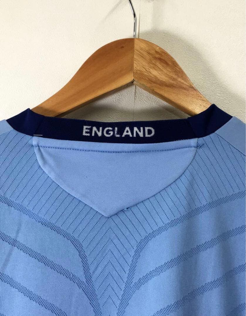 UMBRO◆XL/ポリエステル/BLU/イングランド代表/アウェイ/L/S GK