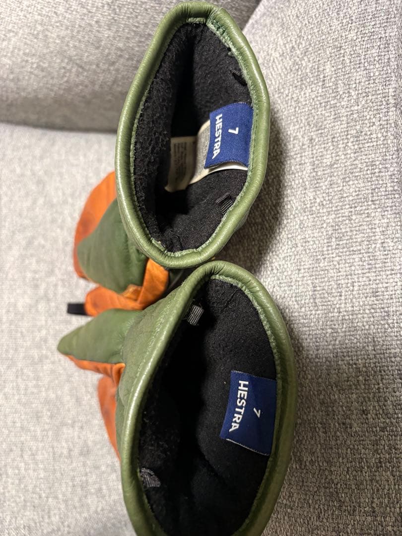 HESTRA グローブ スノーボード 3フィンガーレザーグローブ　サイズ７