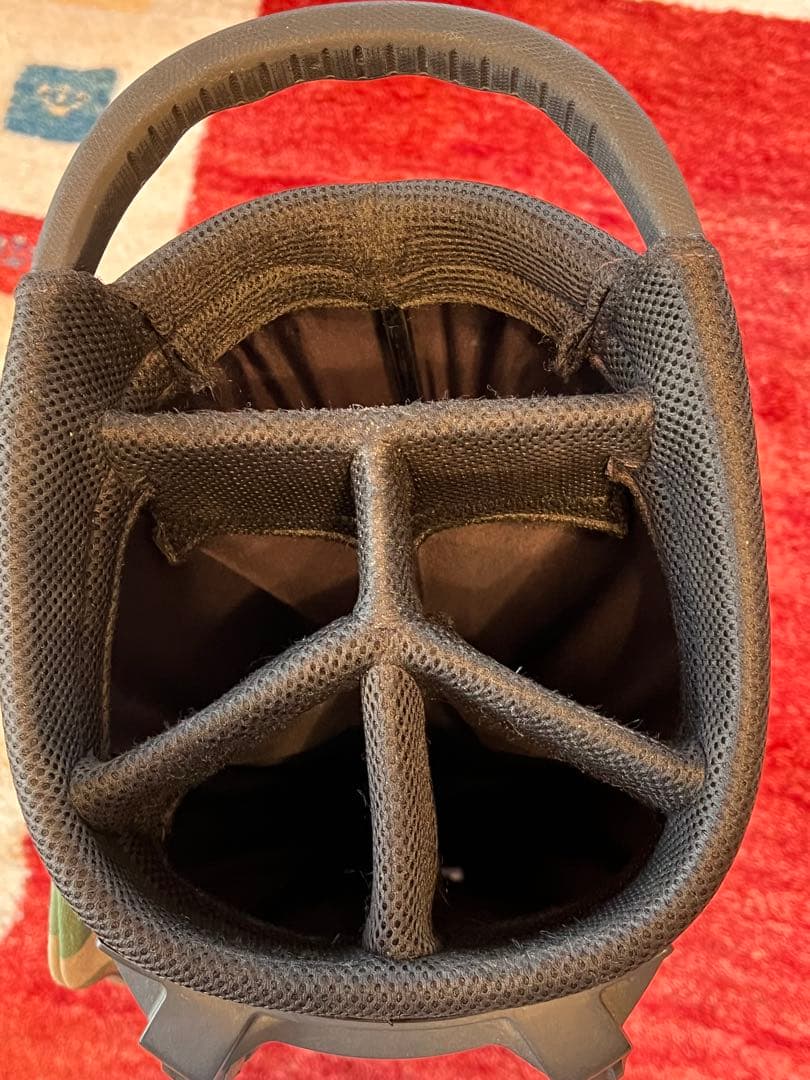 Briefing キャディバッグ CR-4#2 カモフラ柄　 赤ロゴ