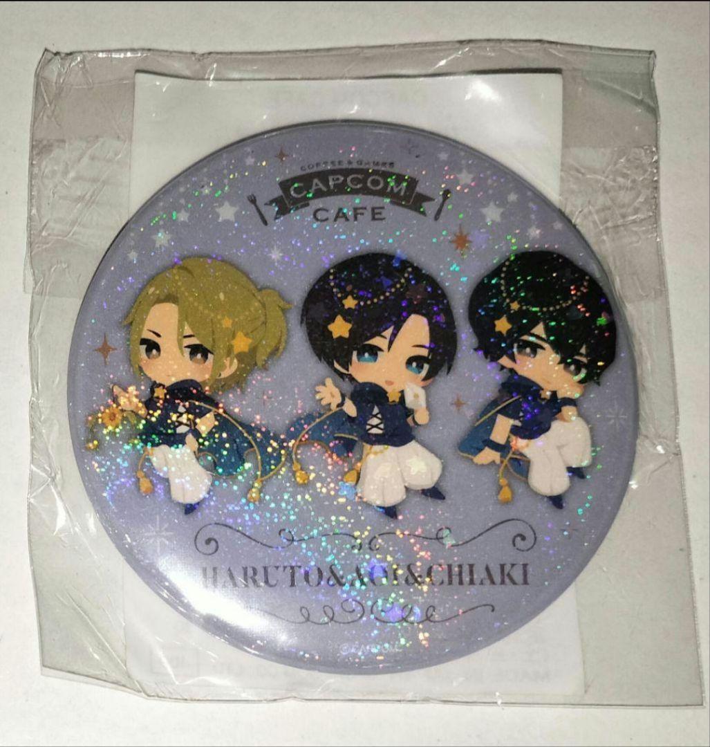 囚われのパルマ ハルト アオイ チアキ 缶バッジ その3 カプコンカフェ 星空