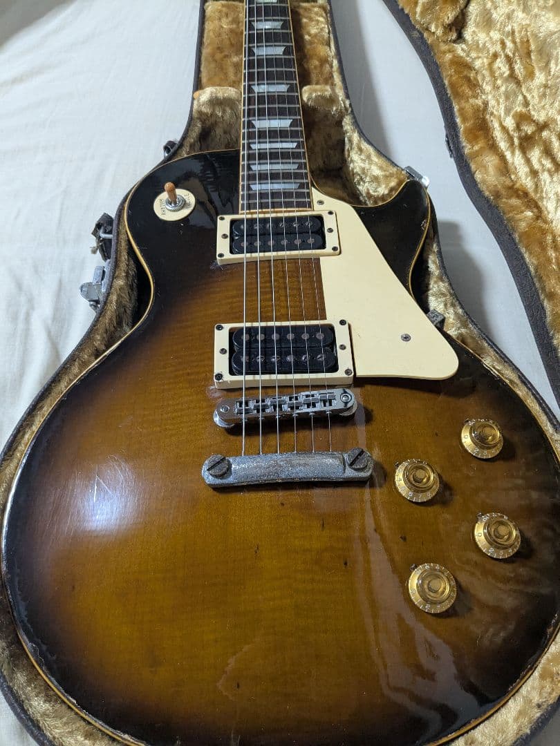 GRECO SUPER　REAL　トップフレイム中古JUNK　puコンデンサ無し