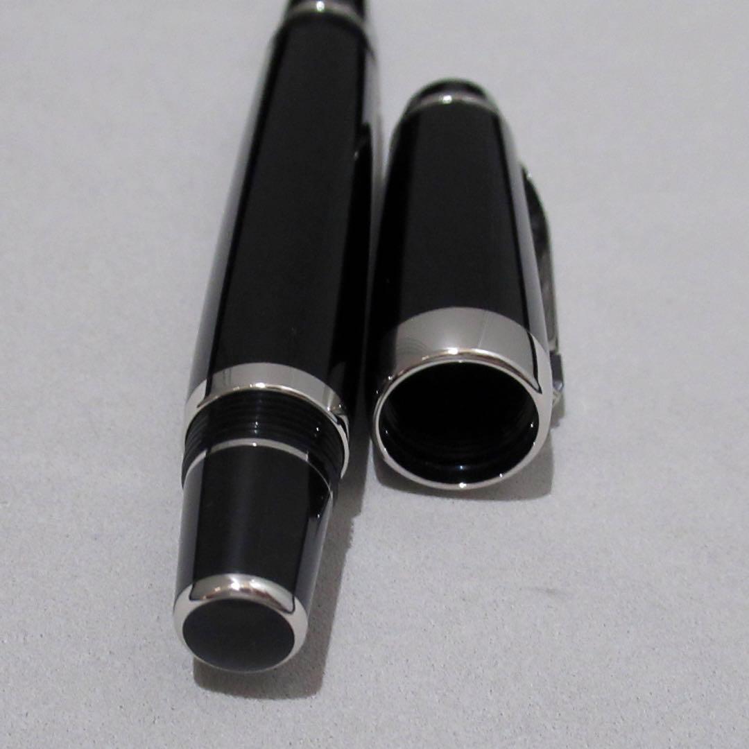 モンブラン ローラーボール ボエム プラチナ色 ノワール 5098