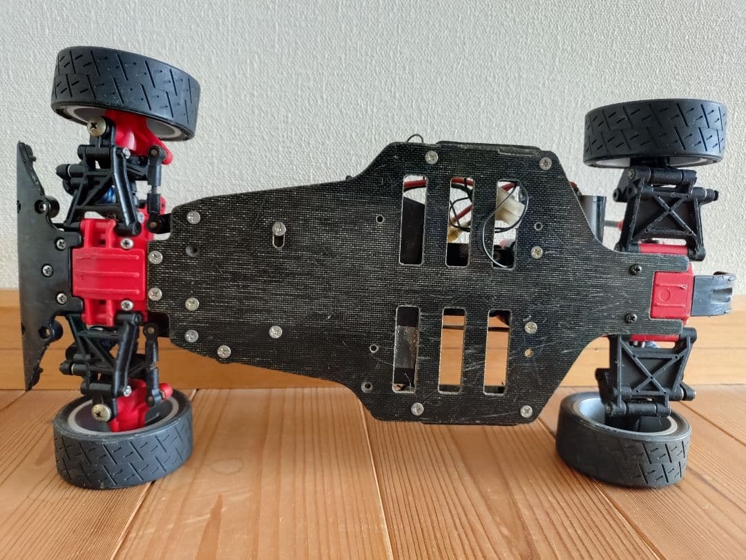 当時物　タミヤ　TA01 FRP シャーシ　メカ　オプション付　ラジコン