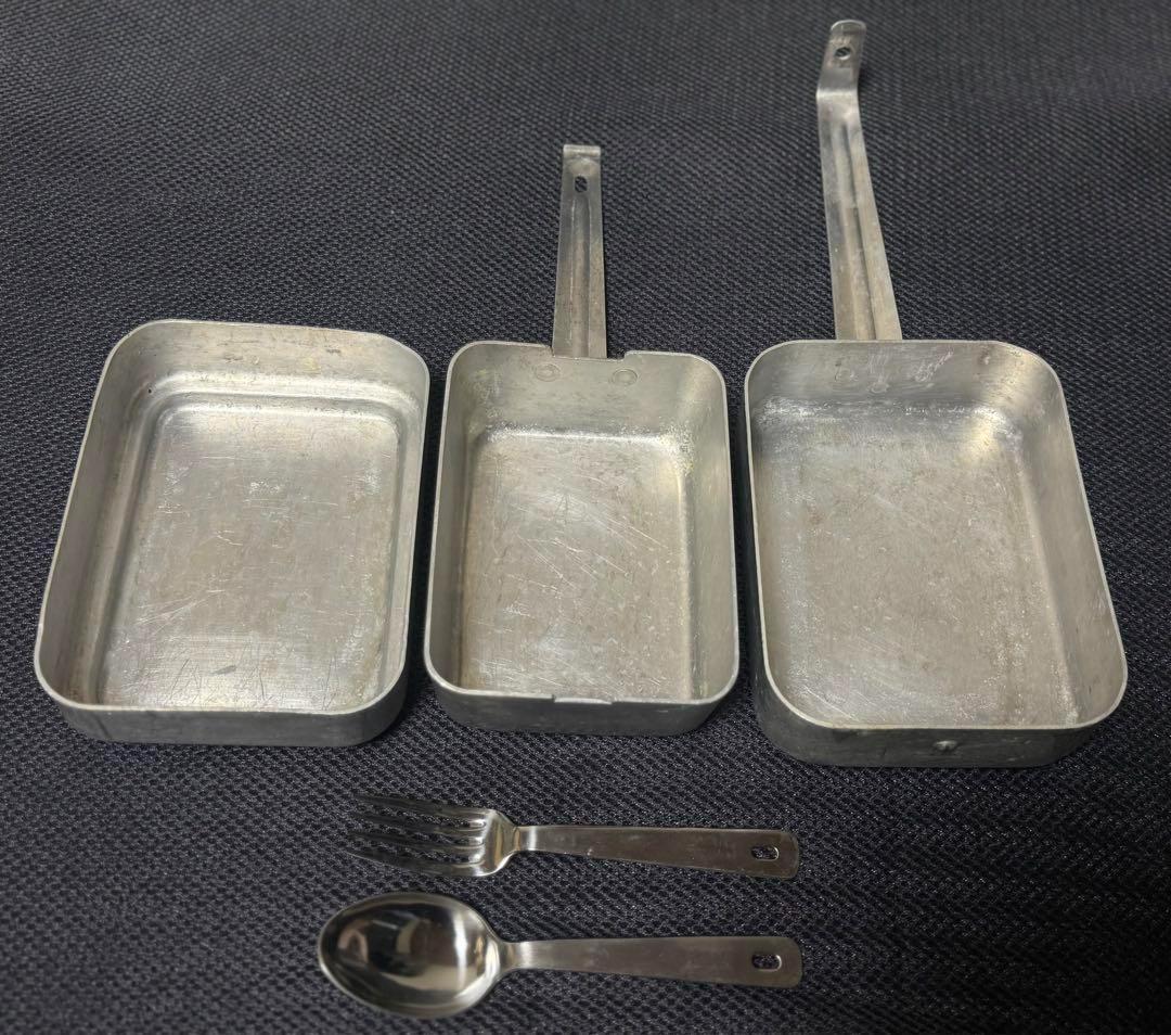 フランス軍 実物 M52 メスキット+カトラリー②