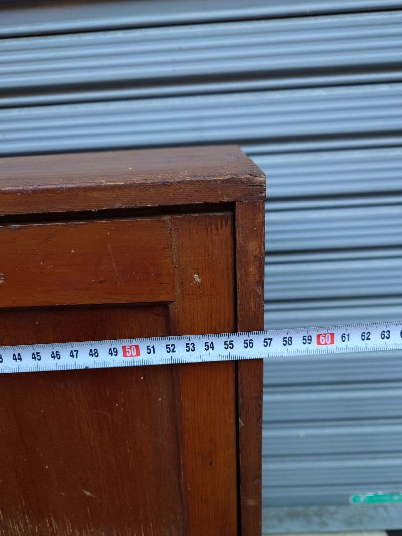 レトロ木製カメラ収納箱 12個スペース　フタ付　蔵出し　古民家　店舗什器