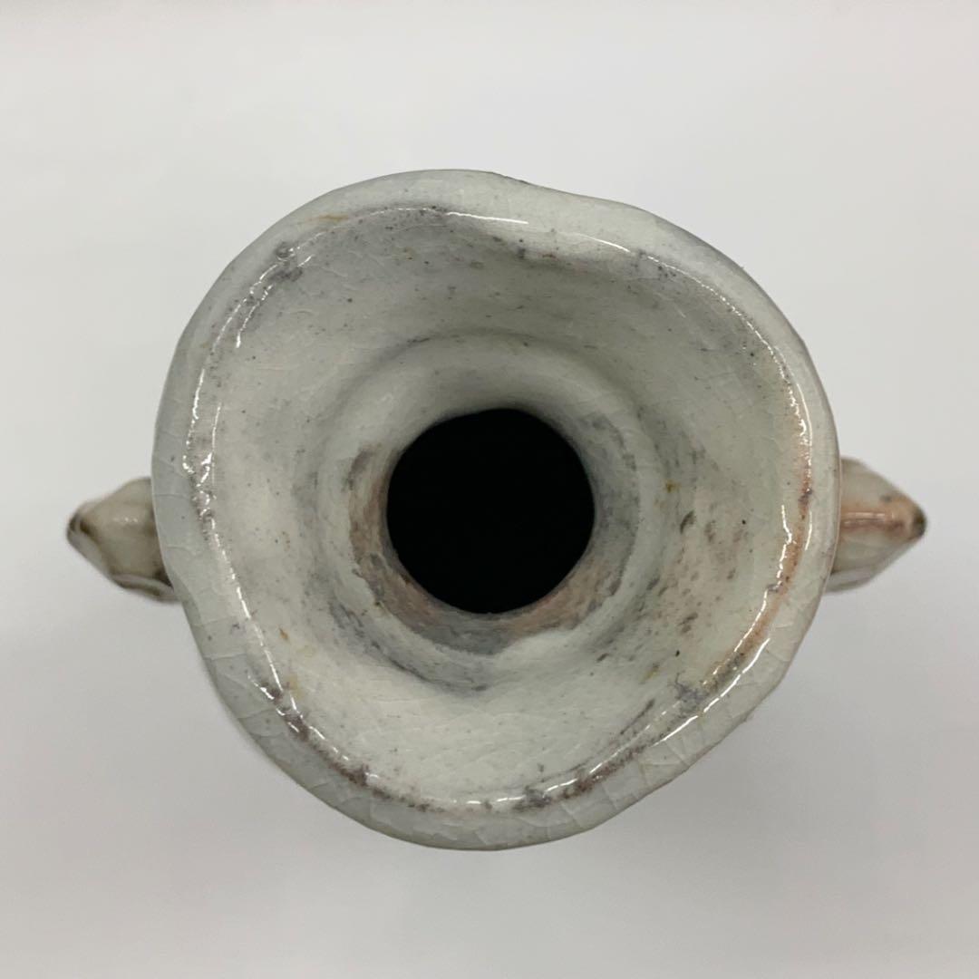 【花入22】萩7   耳付　鳥雲窯　高さ24㎝