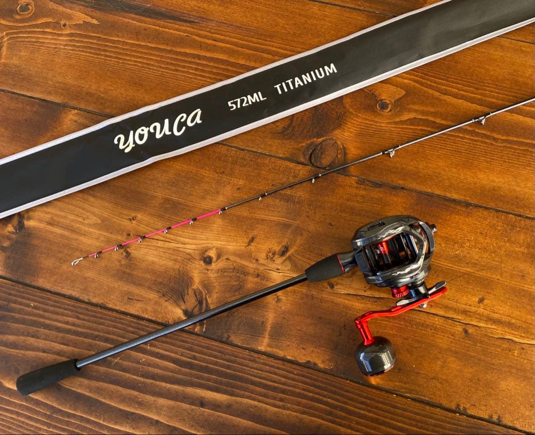 釣り竿セット　1.7M ジギングロッド　ジギングリール　C572ML 船釣り