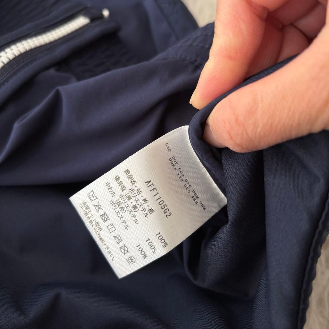 and per se ブルゾン ジップ ナイロン ネイビー ジップ ゴルフウェア