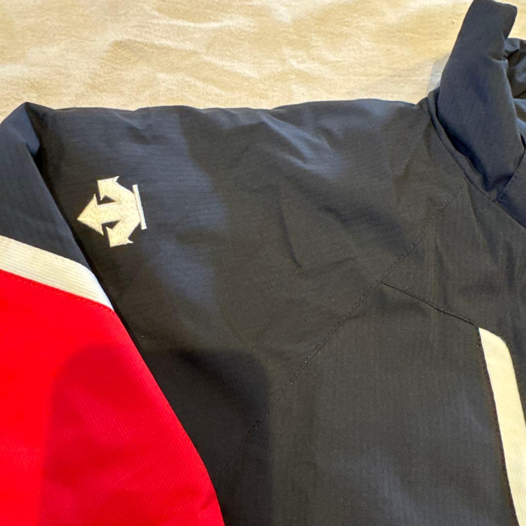 美品　DESCENTE スキーウェア ネイビー/レッド140〜150cm