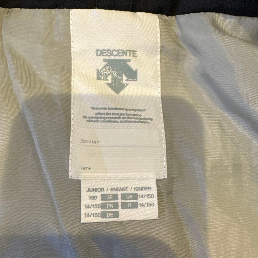 美品　DESCENTE スキーウェア ネイビー/レッド140〜150cm