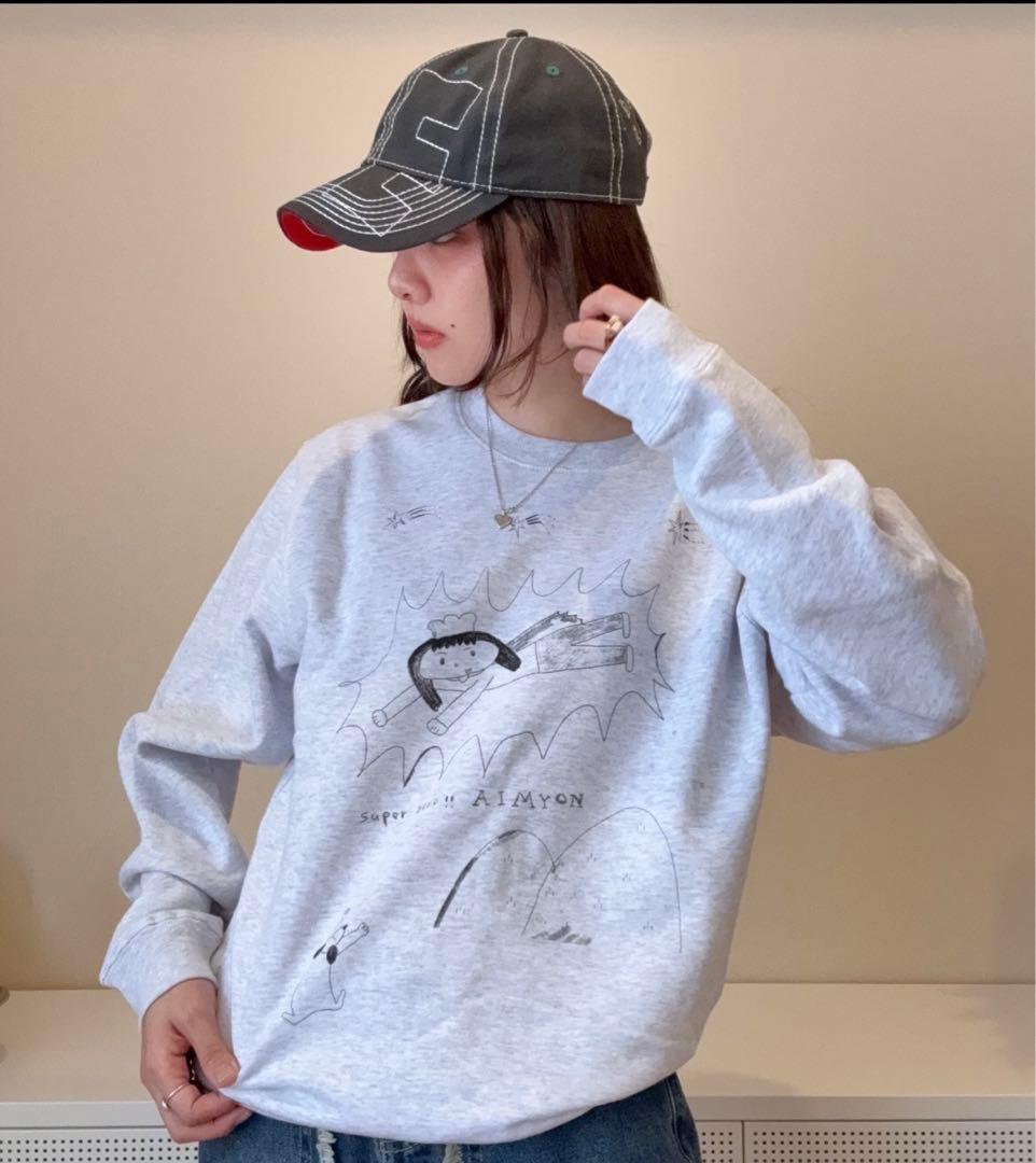 【あいみょん】お助けスウェット　アッシュ　Mサイズ