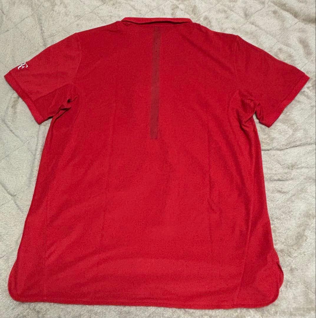 ナイキ スイス国旗 RFロゴ ポロシャツ フェデラーオリンピックモデル 限定 Ｌ
