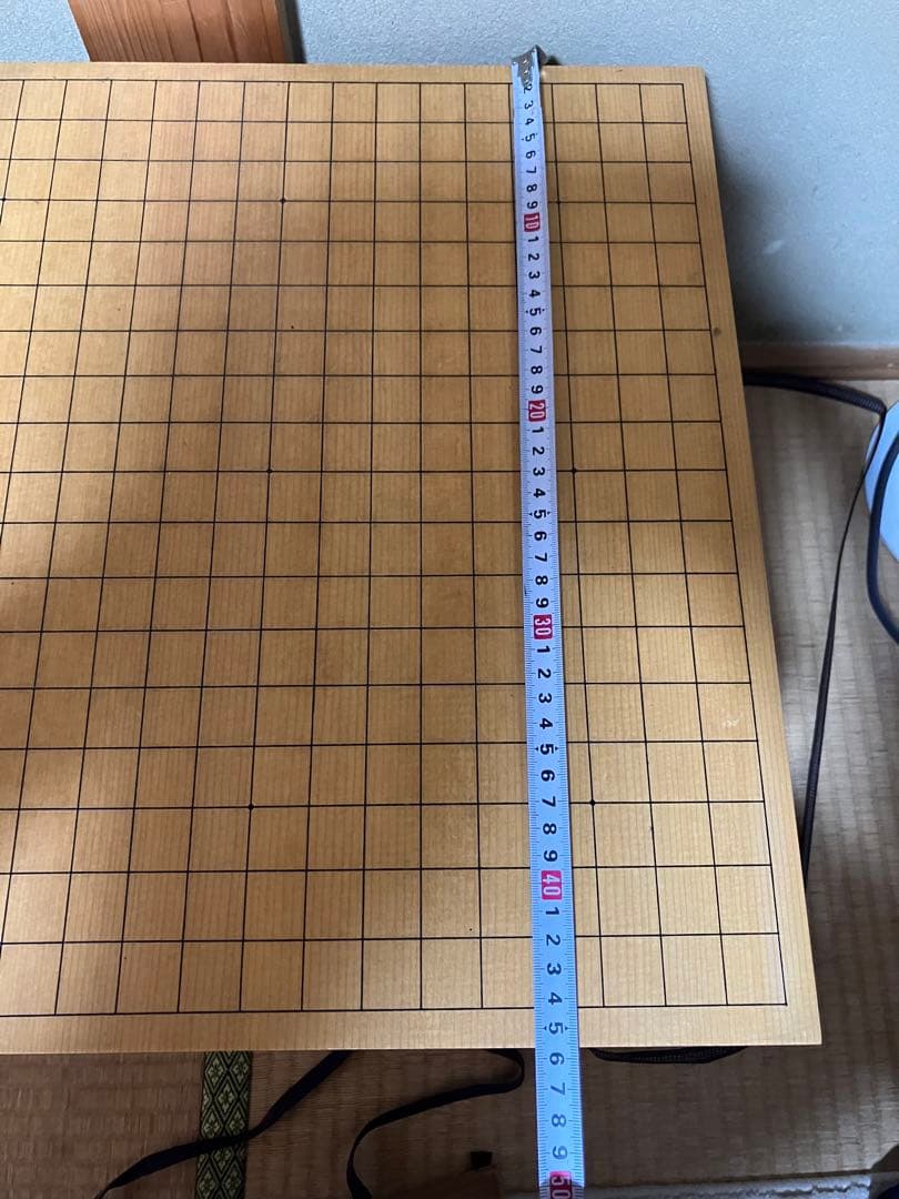 綺麗 極厚 新榧 碁盤 天地柾 木目繊細 超重量 貴重 碁石セット