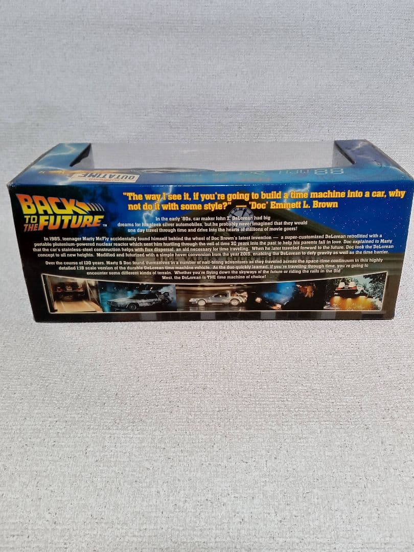 デロリアン part2 SUNSTAR 開封品 バック・トゥ・ザ・フューチャー