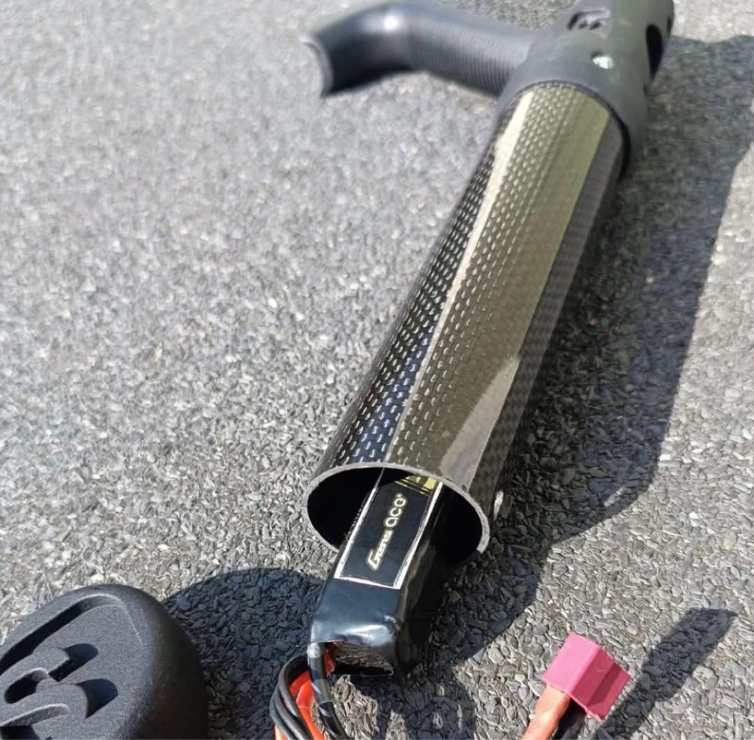 M4 トイガン　ユニバーサルAEGカーボンファイバータンクスタイルストック。