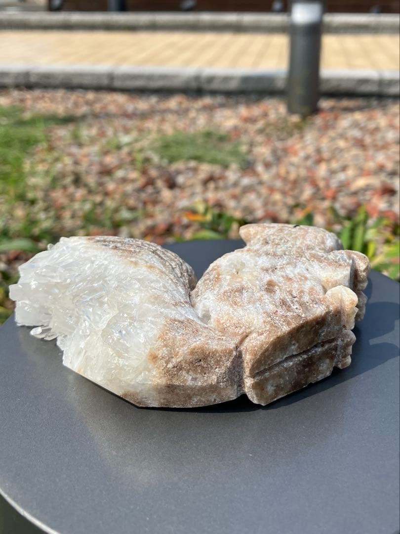 水晶　クラスター　リス　モチーフ　Ｃ