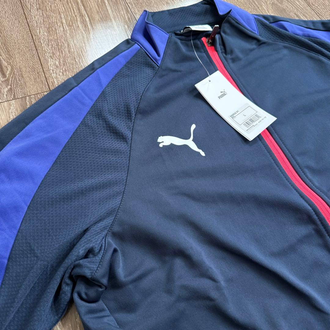 新品 大人気 PUMA プーマ サッカー トレーニングジャージ 上下セット XL