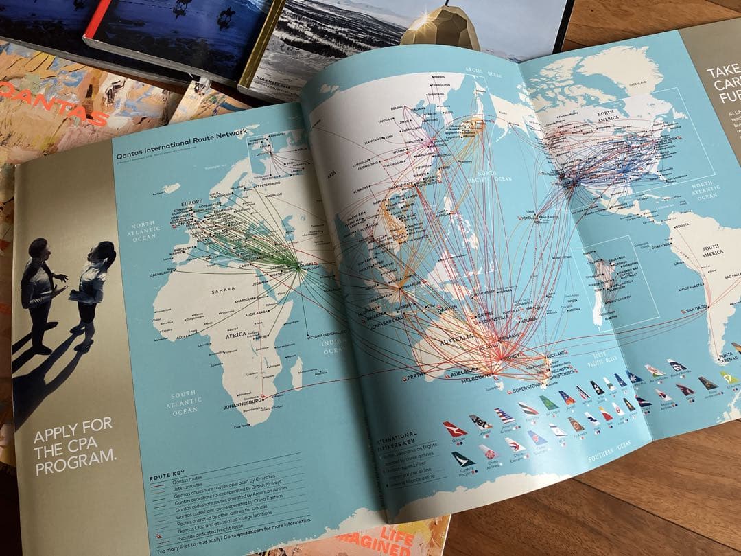 70点　嵐　日本航空　JAL雑誌　中華航空　リンチーリン　カンタス　ベトナム航空