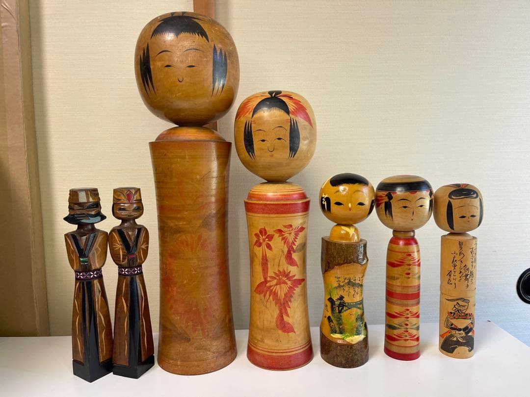伝統　こけし　kokeshi 骨董　antique 京都　Japan 人形