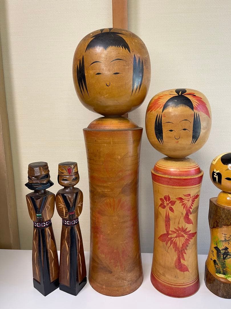 伝統　こけし　kokeshi 骨董　antique 京都　Japan 人形