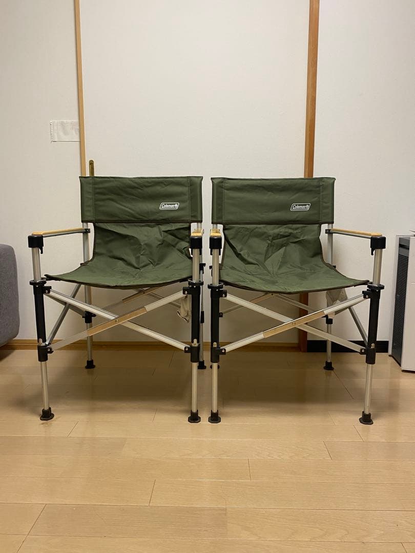 Coleman コールマン　ツーウェイキャプテンチェア　グリーン　2脚セット