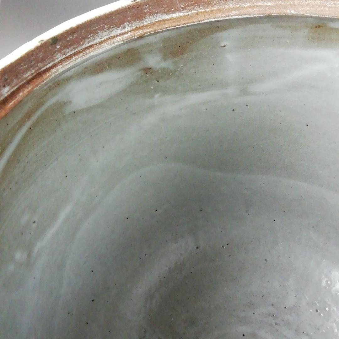 Ｔ２１１　水指　『柳絵』『平安　尾形周平造』　共箱　茶道具