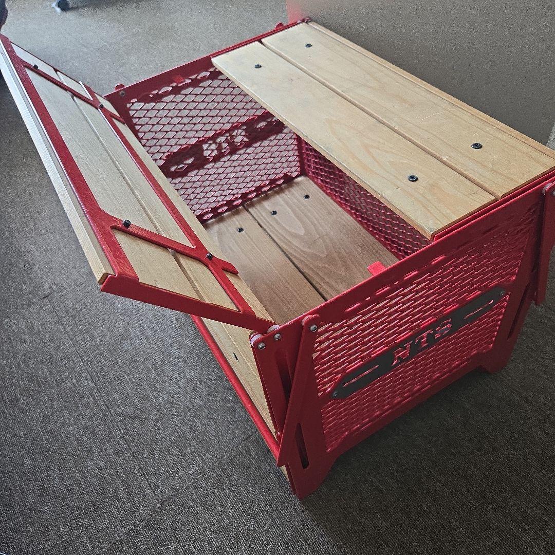 ネイチャートーンズ サイドアップボックス&テーブル レッド Lサイズ