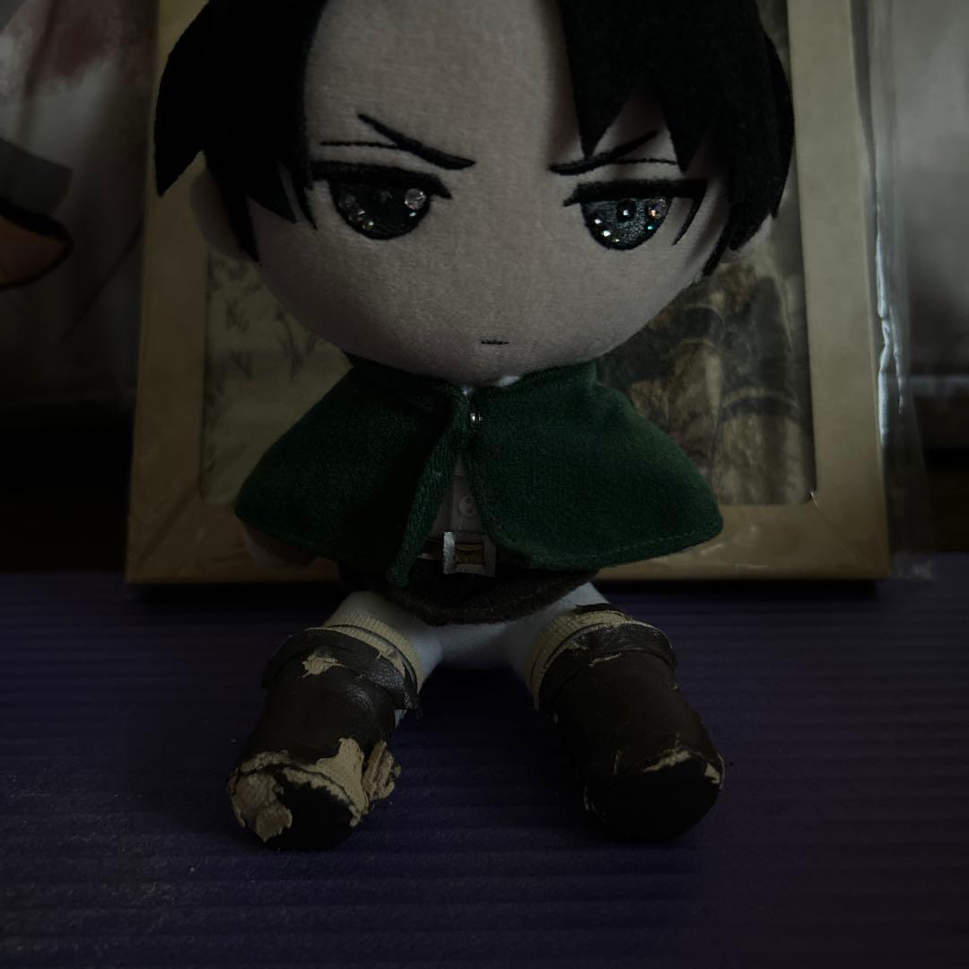 難あり。進撃の巨人　リヴァイ　ぬいぐるみストラップ
