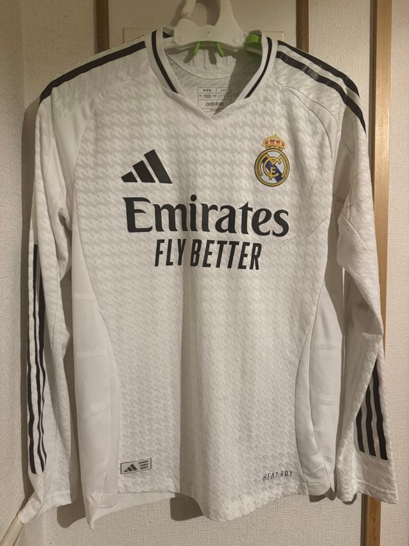 レアルマドリード オーセンティック ユニフォーム 長袖 正規品