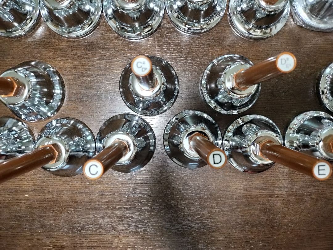 まる様【美品・一部新品】ウチダ　ミュージックベル　MB-S 23音組　ハンドベル