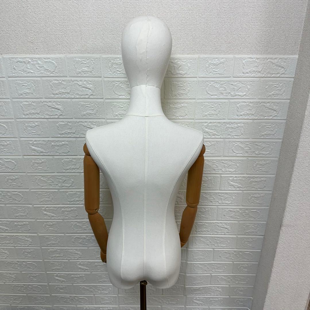 ホワイトマネキン 木製腕付き 約160cm