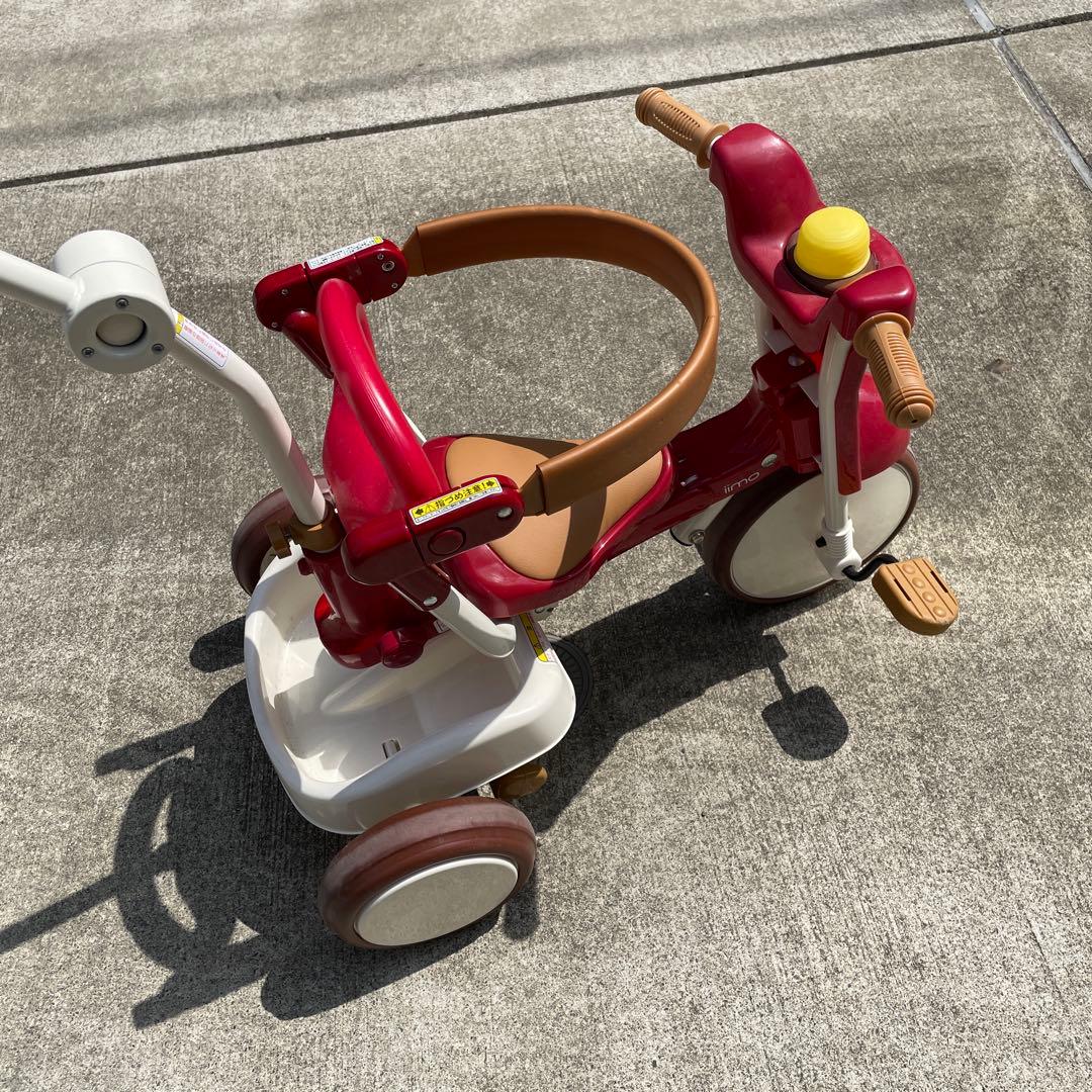iiimo 三輪車 赤と白
