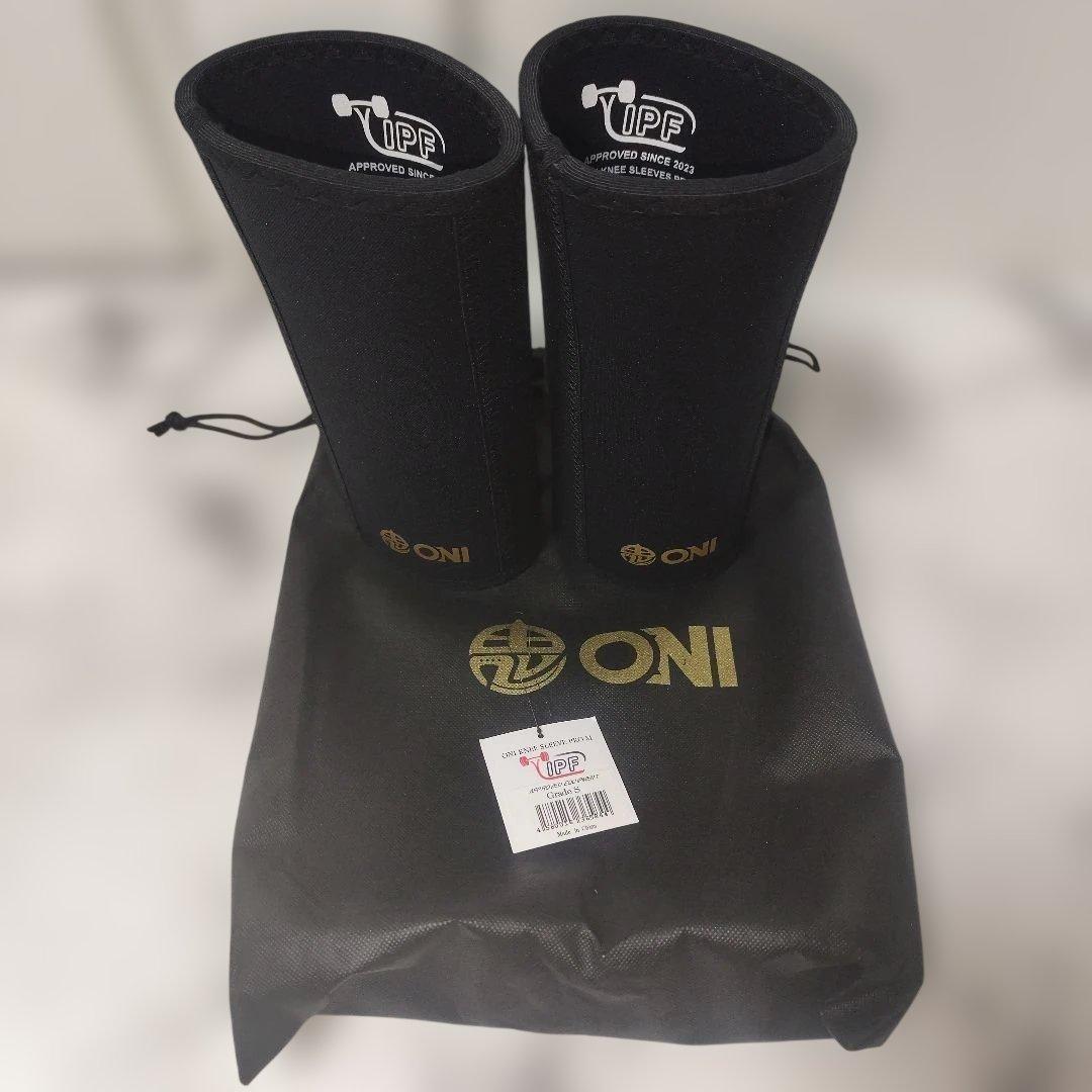 新品未使用開封のみ【S級品】ONI ニースリーブPRO IPF公認 鬼プロ　M