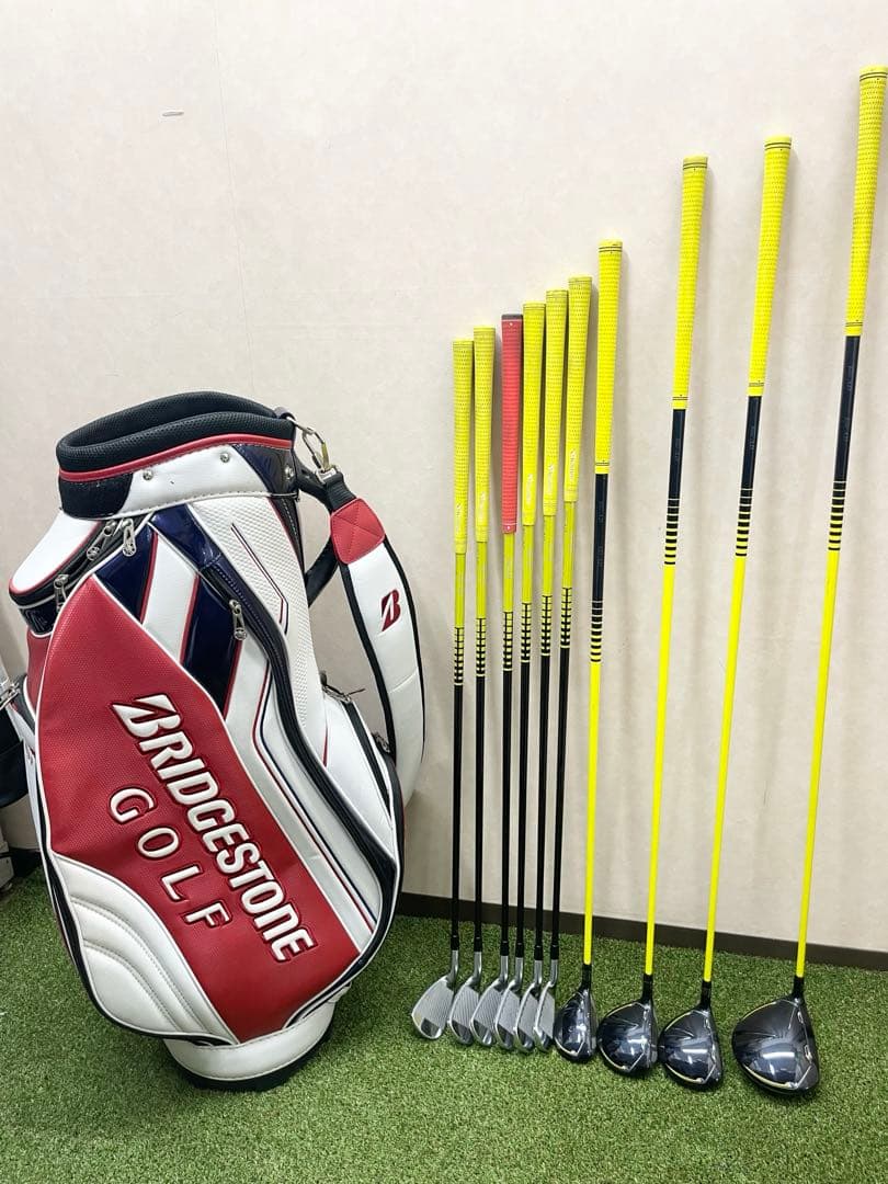 ブリヂストン　JGR セット　優しめ　スライス防止モデル　カーボン　S SR