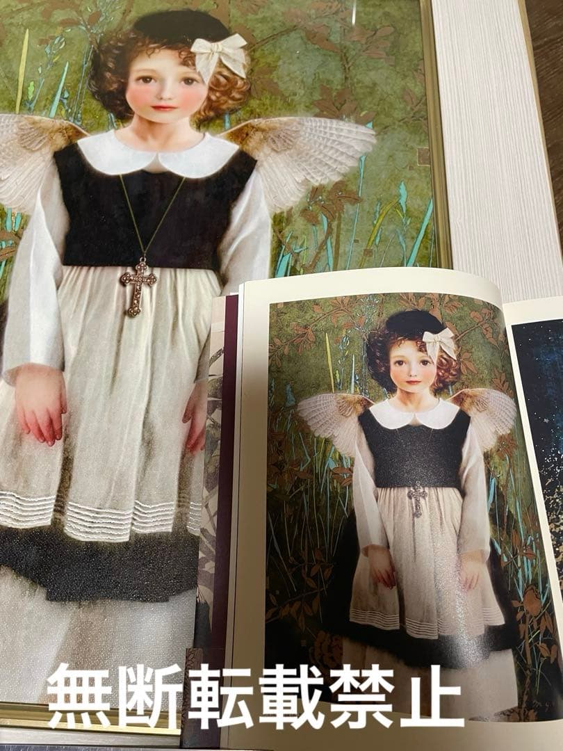 [横田美春] 真筆　　『天使の春休み』 作品集搭載実物　2016年制作　一点物