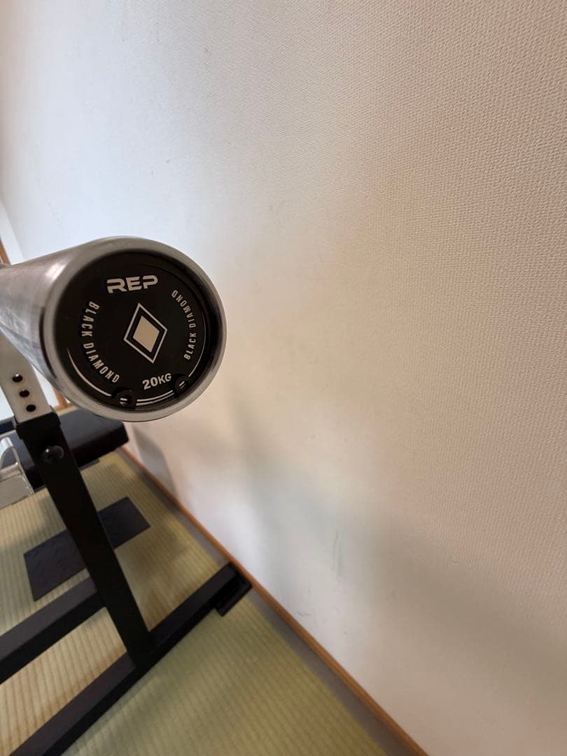 REP Fitness ブラックダイアモンドパワーバー（ハードクロムスリーブ）