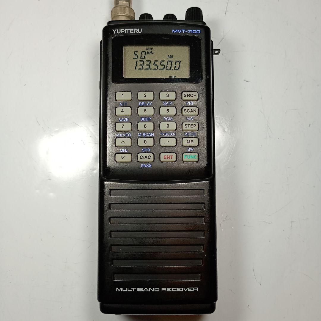 ユピテル 受信機 MVT-7100 動作品 メモリコンデンサ交換済　アダプター付