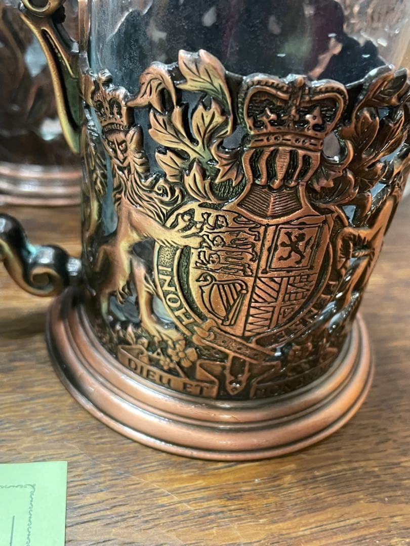 レトロコップ　ブリタニアシリーズ　銅　SPACE ROMANE  ビアージョッキ