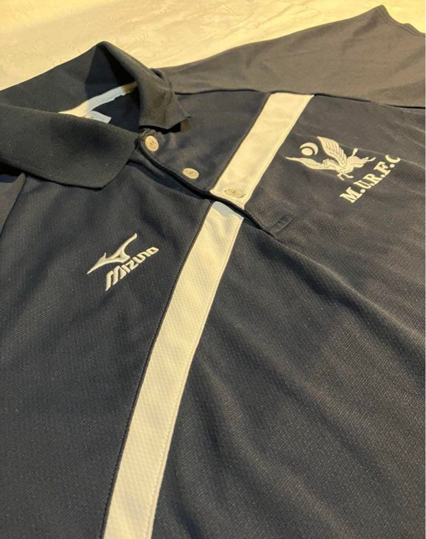 【改訂版】明治大学ラグビー　M.U.R.F.C. ポロシャツ ネイビー　Lサイズ