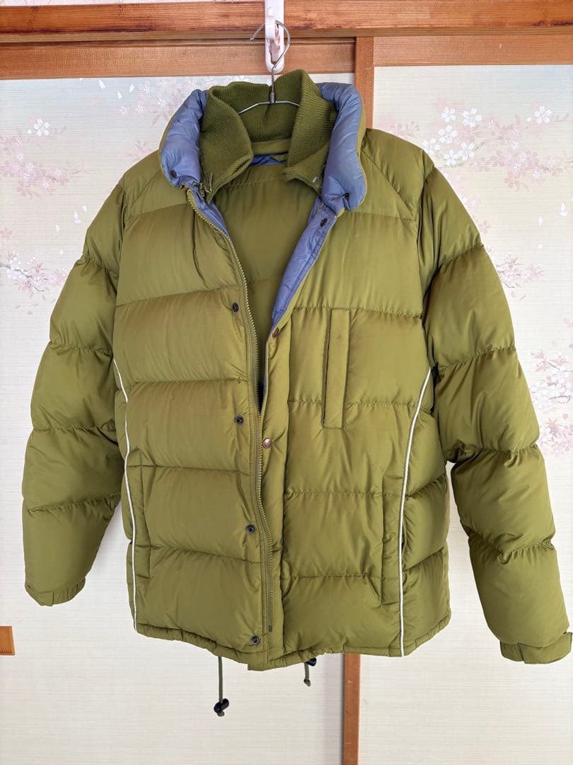 へらぶな　シミズ製ダウンウエアー上下　 オーバーパンツ付き