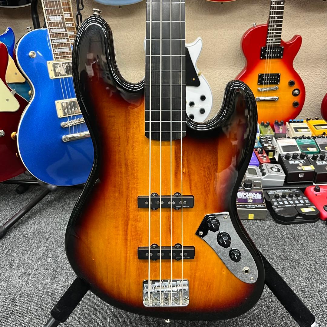 【11200】Squier Fretless Jazz Bass フレットレス