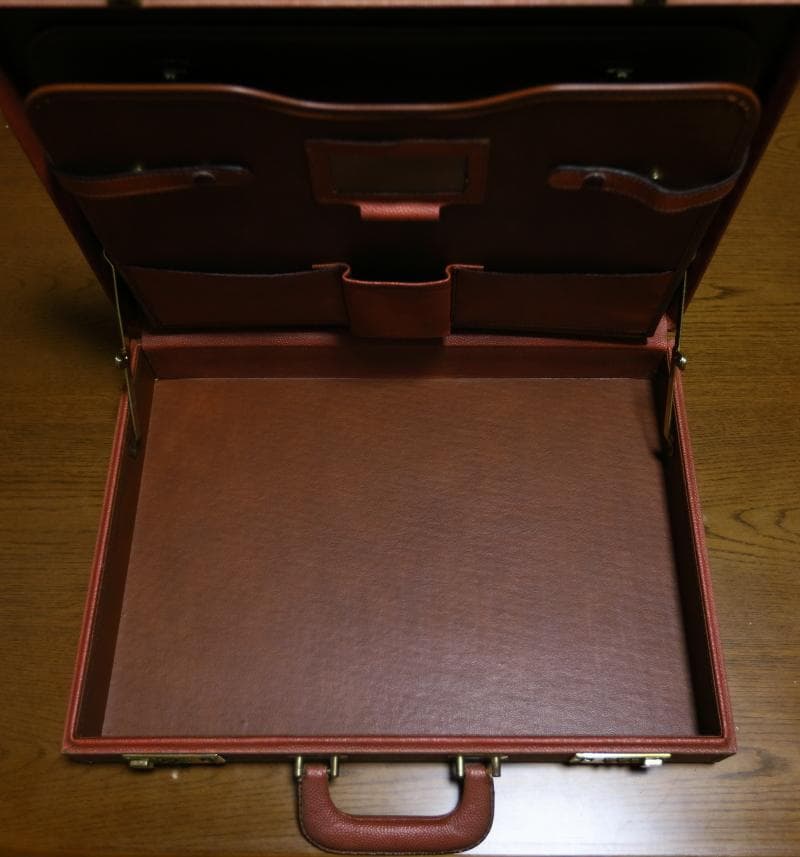 ★NFL公式アタッシュケース★アメリカンフットボール★茶色★80年代