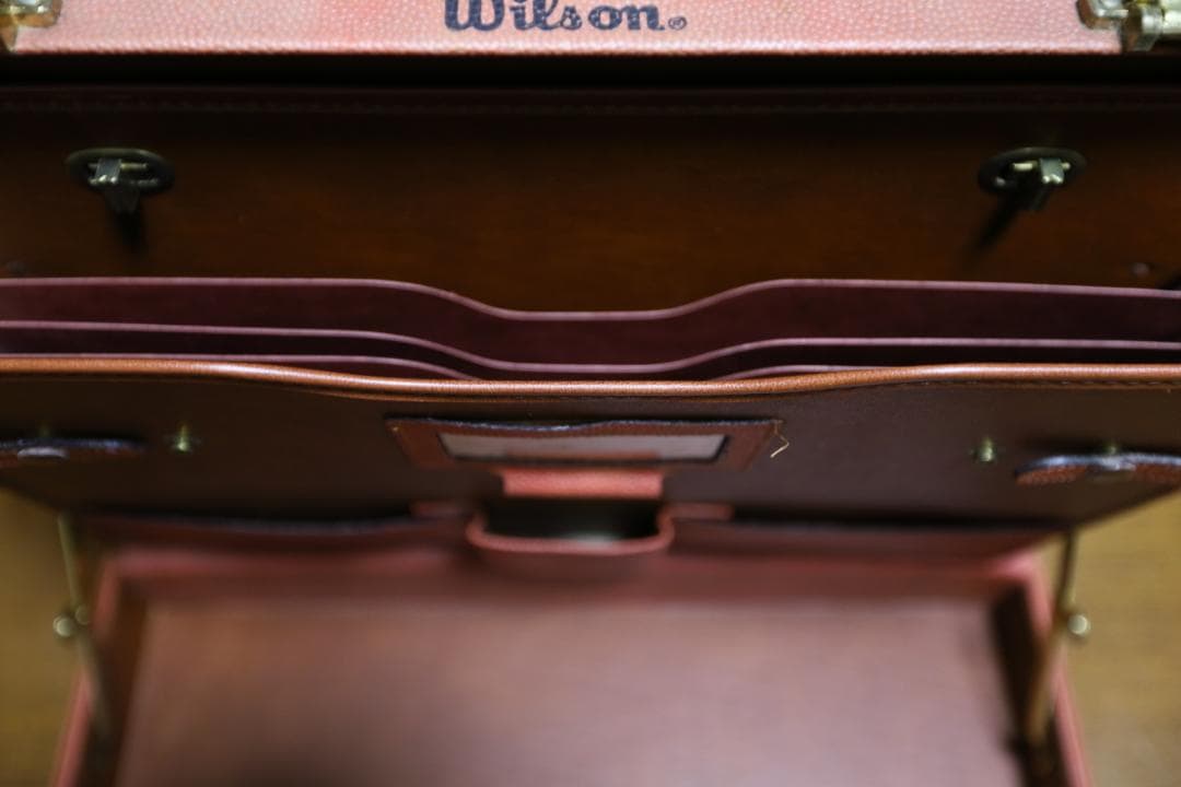 ★NFL公式アタッシュケース★アメリカンフットボール★茶色★80年代