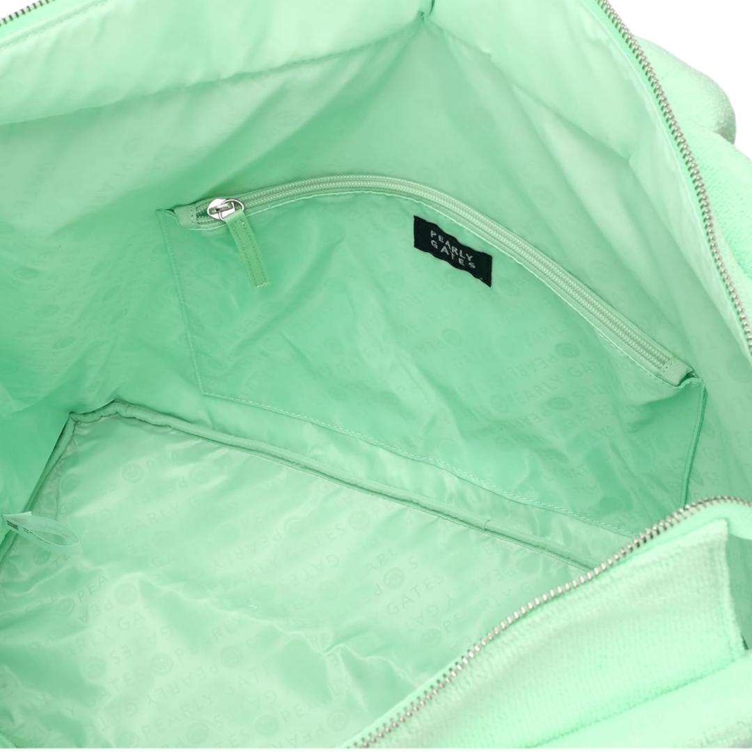 パーリーゲイツ パイルロッカーBAG 大容量 ロゴ刺繍 140 ペールグリーン系