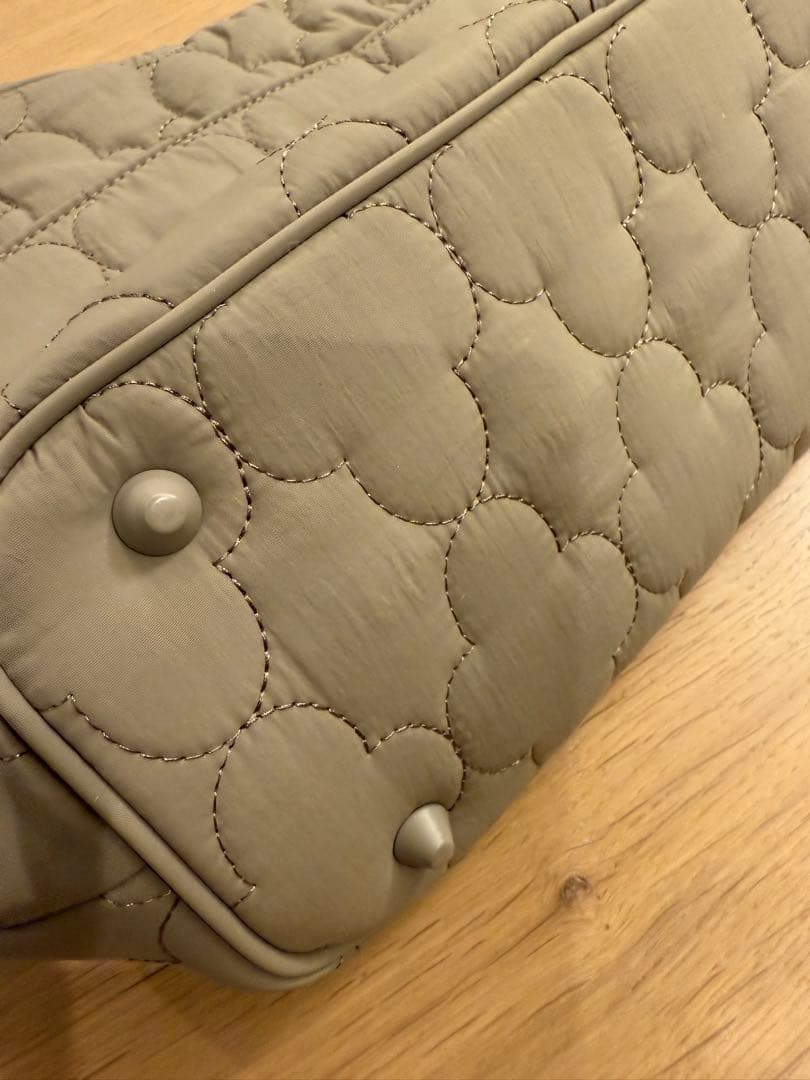 【未使用品】モンシェリ　フラワーキルティング3wayおでかけバッグ　MOCHA