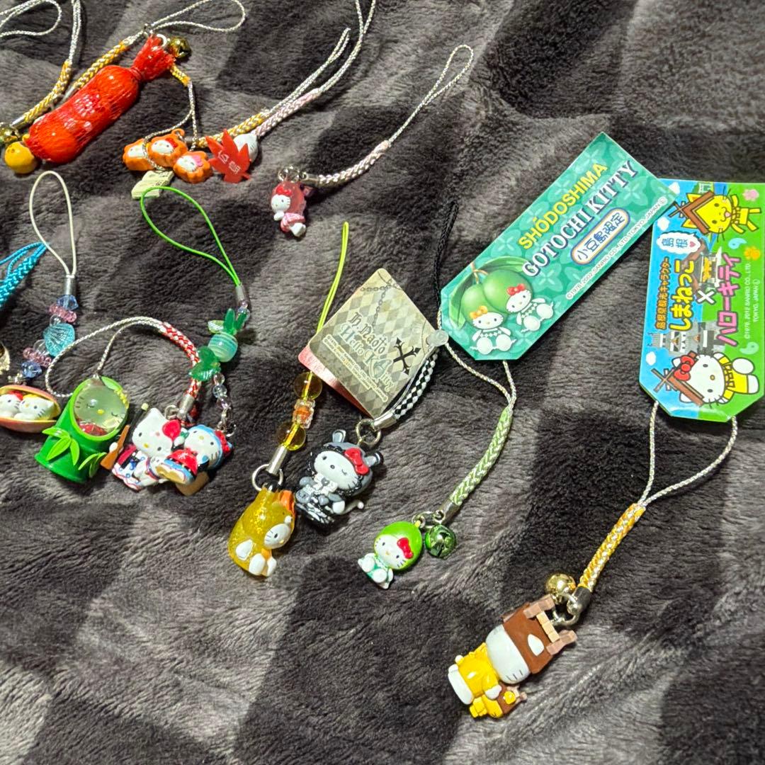 ハローキティ ストラップ 50個　レア品　ご当地キティ　コレクション