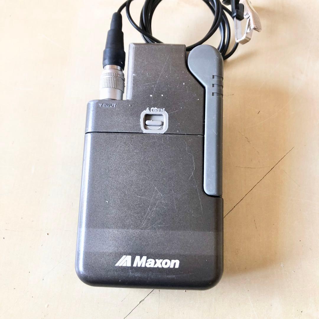 Maxon T8B ワイヤレストランスミッター ピンマイク付 4台セット