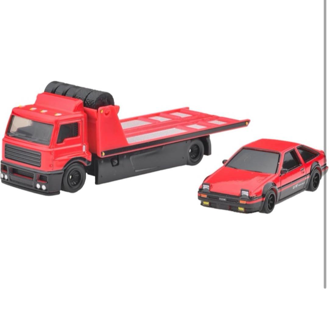 ホットウィールトランポ　AE86スプリンタートレノ　フェラーリ250GTOセット