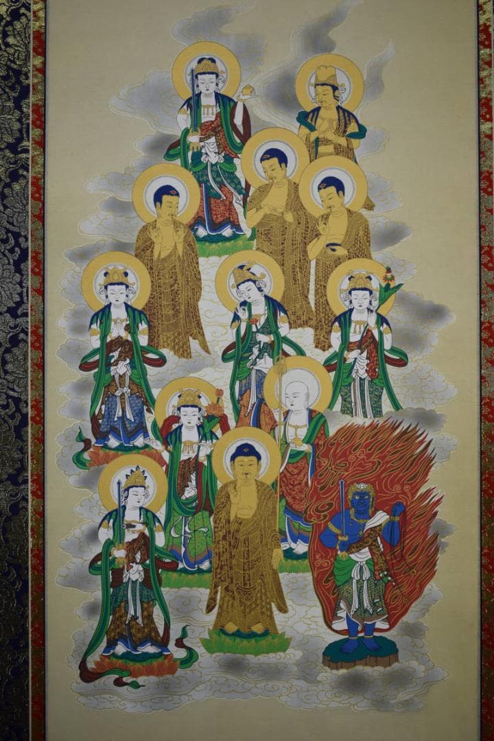 真作/出雲国十三仏霊場/布袋屋掛軸HF-480