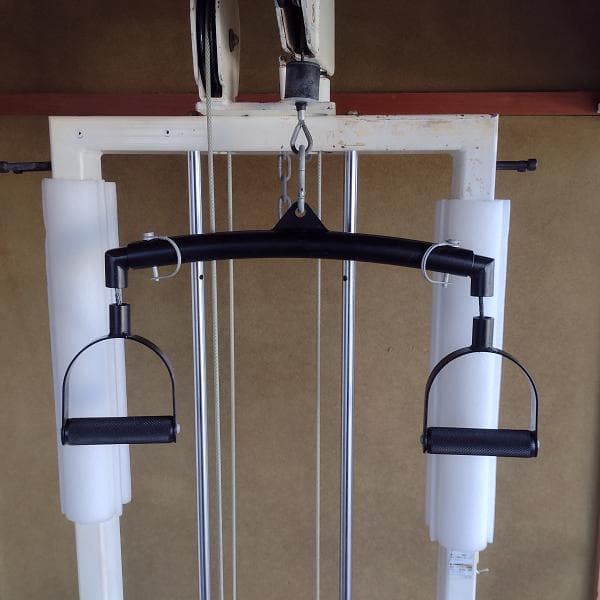 ラットプル　バー　ハンドル　グリップ　ケーブル　アタッチメント　回転　長さ調節可